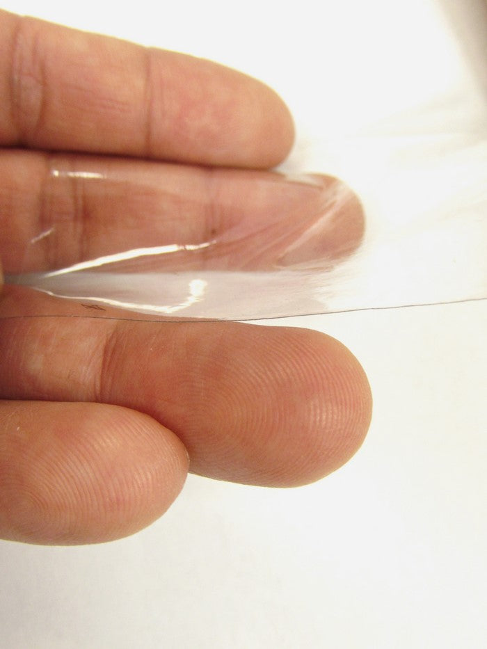 04 Gauge Clear Plastic Vinyl Fabric / Sold By The Yard