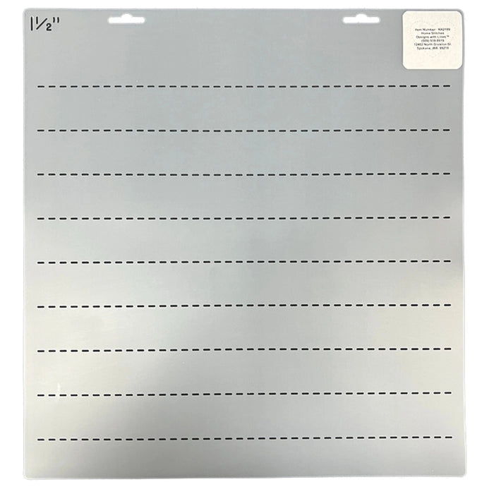 1" Straight Lines 9" Quilt Stencil