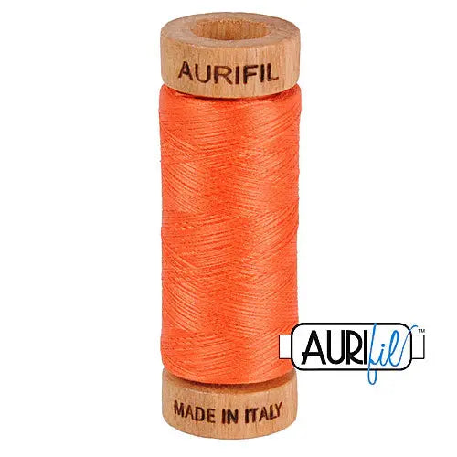 1154 Dusty Orange Aurifil Cotton 80wt Spool||color:1154 Dusty Orange