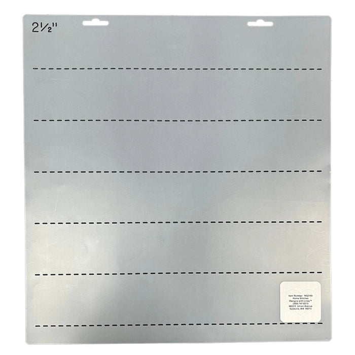 2 1/2" Straight Lines 14" Quilt Stencil