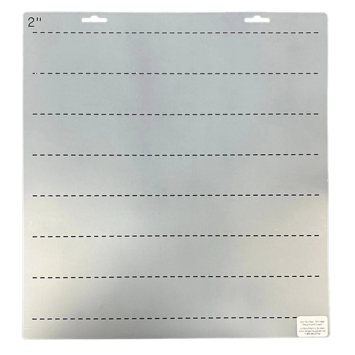 2" Straight Lines 9" Quilt Stencil