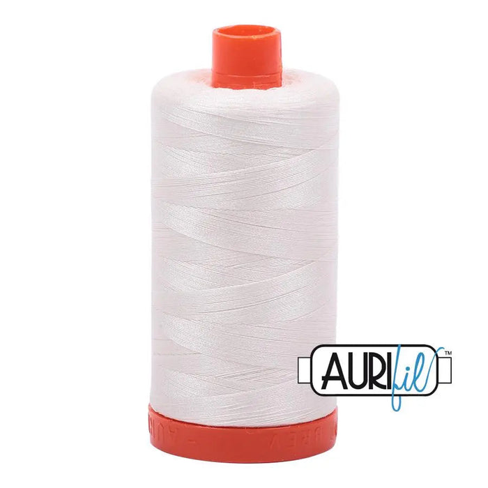 2026 Chalk Aurifil Cotton 50wt Large Spool||color:2026 Chalk