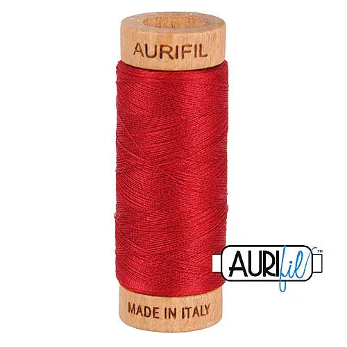 2260 Red Wine Aurifil Cotton 80wt Spool||color:2260 Red Wine