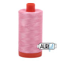 2425 Bright Pink Aurifil Cotton 50wt Large Spool||color:2425 Bright Pink