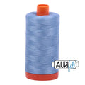 2720 Light Delft Blue Aurifil Cotton 50wt Large Spool||color:2720 Light Delft Blue