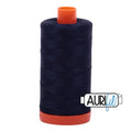 2785 Very Dark Navy Aurifil Cotton 50wt Large Spool||color:2785 Very Dark Navy