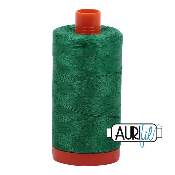 2870 Green Aurifil Cotton 50wt Large Spool||color:2870 Green