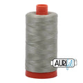 2902 Light Laurel Green Aurifil Cotton 50wt Large Spool||color:2902 Light Laurel Green