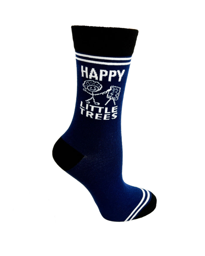 (3 Pairs) Happy Little Trees - Hey Now Unisex Crew Socks - Wholesale
