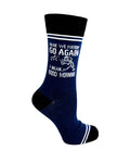 (3 Pairs) Here We Fuckin’ Go Again, I Mean Good Morning - Hey Now Unisex Crew Socks - Wholesale