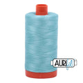 5006 Light Turquiose Aurifil Cotton 50wt Large Spool||color:5006 Light Turquoise