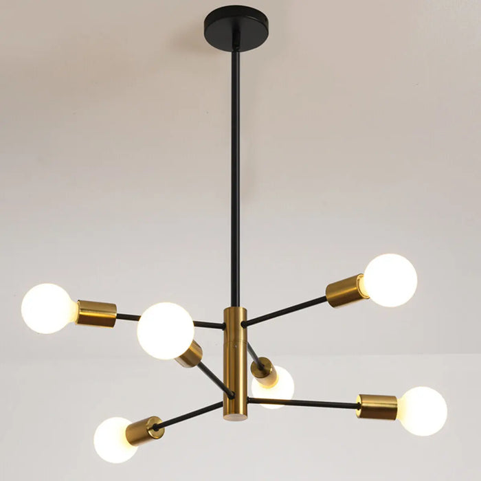 6 Bulbs Sputnik Dining Room Chandelier Canva Home