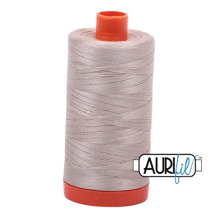 6711 Pewter Aurifil Cotton 50wt Large Spool||color:6711 Pewter
