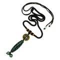 9 Eyes Dzi Necklace