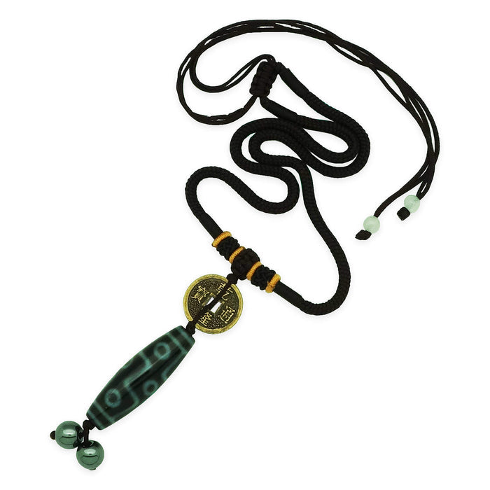 9 Eyes Dzi Necklace