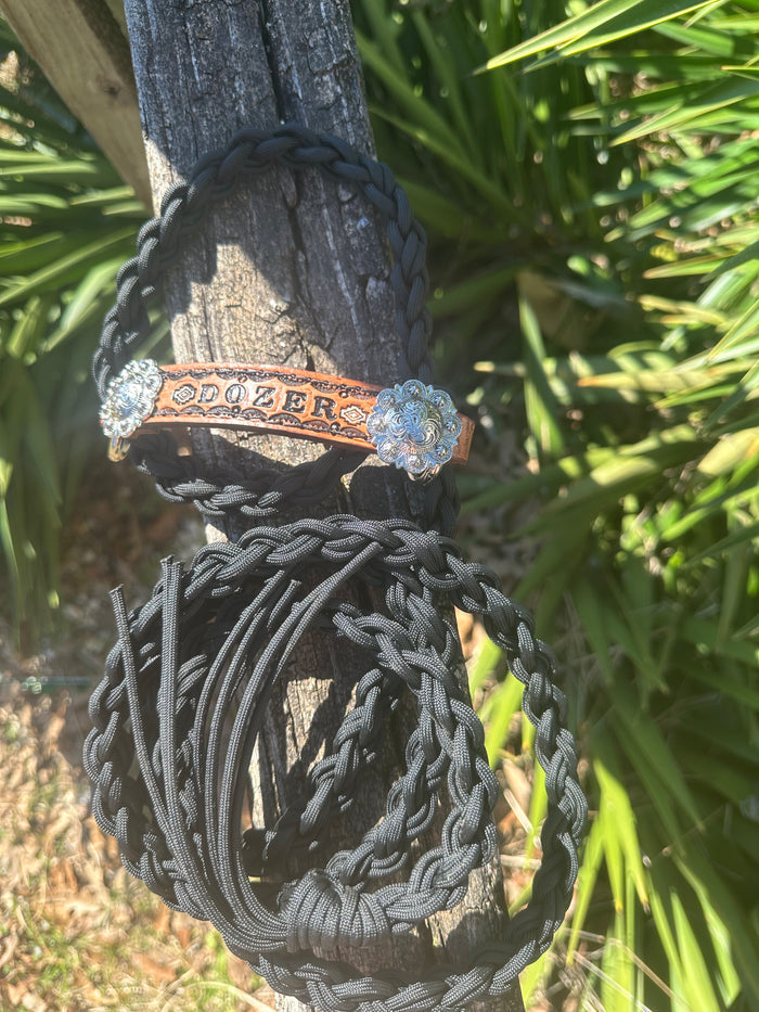 Personalized sheep, lamb, or goat halter. - Tiffanys Braided Tack LLC