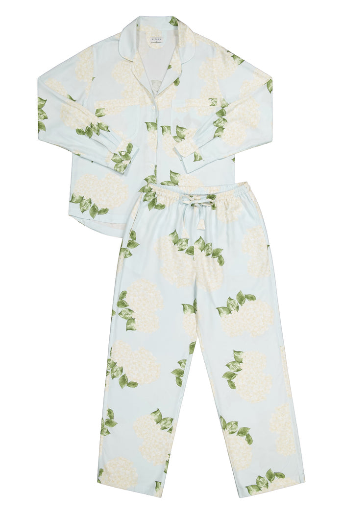 Piyama Abigail Sleep Set - Long - ECOVERO™ - Heirloom Hydrangea — view 4
