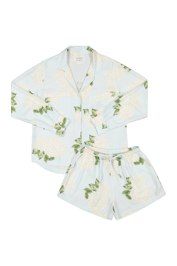 Piyama Abigail Sleep Set - Long Sleeve - ECOVERO™ - Heirloom Hydrangea — view 2
