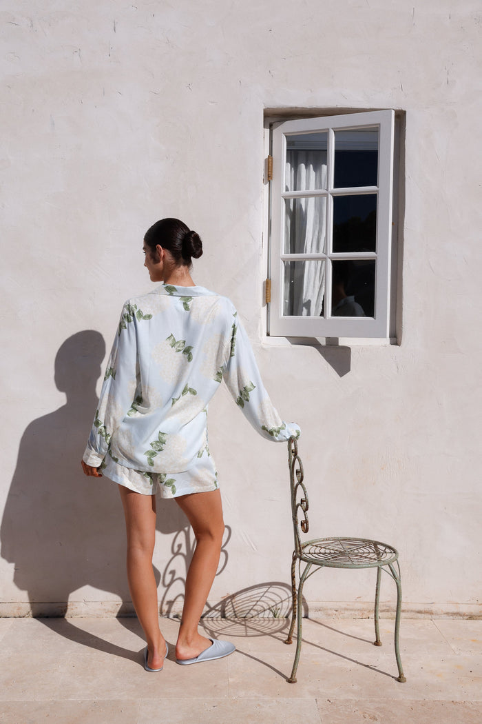 Piyama Abigail Sleep Set - Long Sleeve - ECOVERO™ - Heirloom Hydrangea — view 3