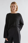 Active Elk Agna Sweater - Black Apparel > Women > Clothing > Knitwear > Sweaters & Cardigans > Elk Hyde Boutique