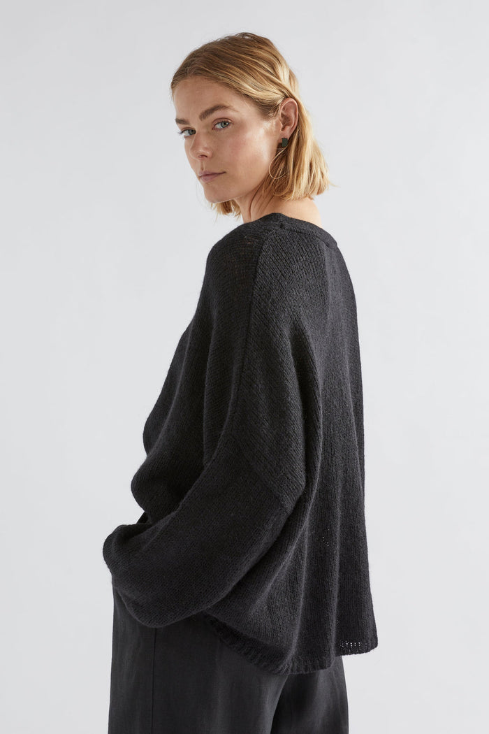 Active Elk Agna Sweater - Black Apparel > Women > Clothing > Knitwear > Sweaters & Cardigans > Elk Hyde Boutique