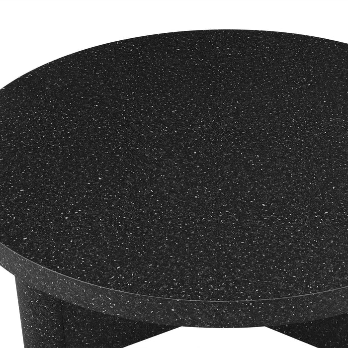 Alan Round Marble Coffee Table Canva Home