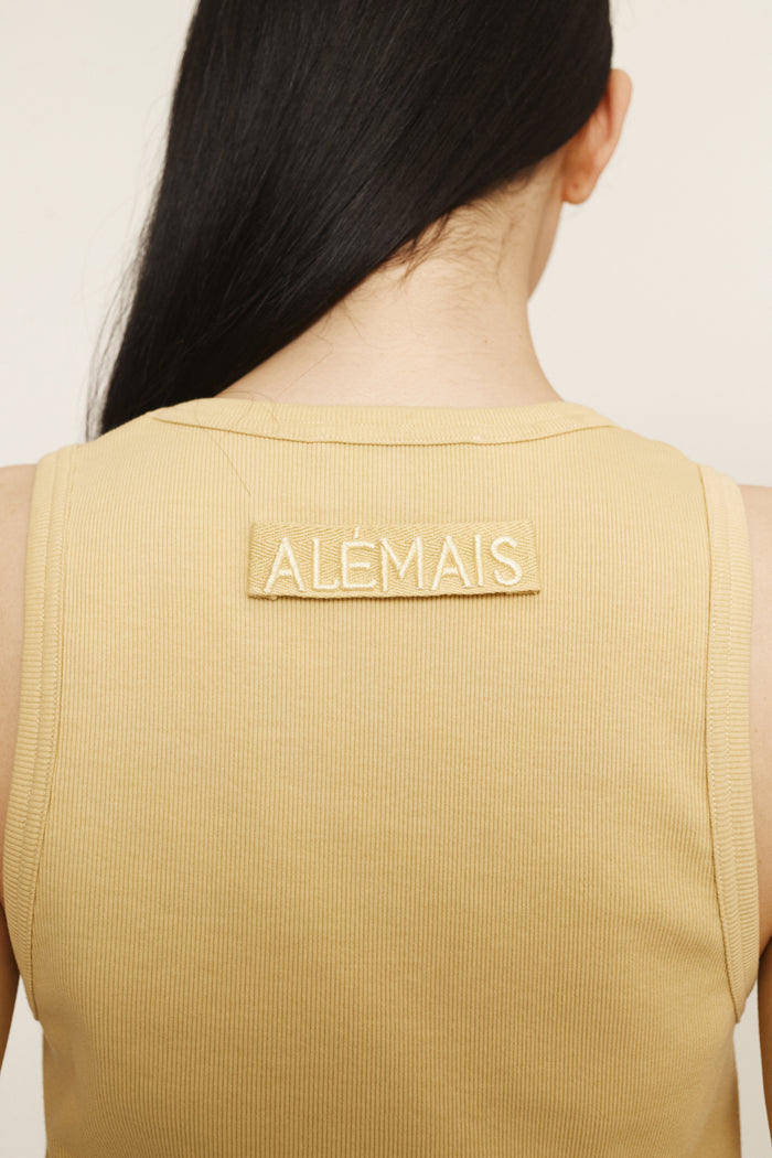 Alémais Sunlit Tank - Yellow Apparel > Women > Clothing > Shirts & Tops > Tops > Tank Tops > Alemāís Hyde Boutique
