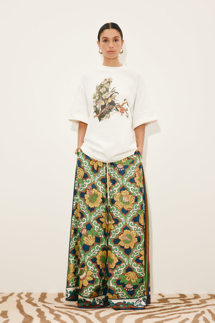 Alémais Toucan Tango Tee - Cream Apparel > Women > Clothing > Tops > Tees > Graphic Tees > Alémais Hyde Boutique
