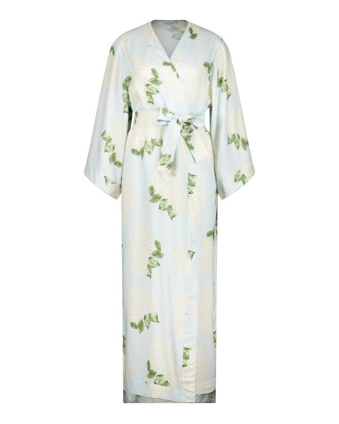 Piyama Alice Kimono Robe - ECOVERO™ - Heirloom Hydrangea — view 3