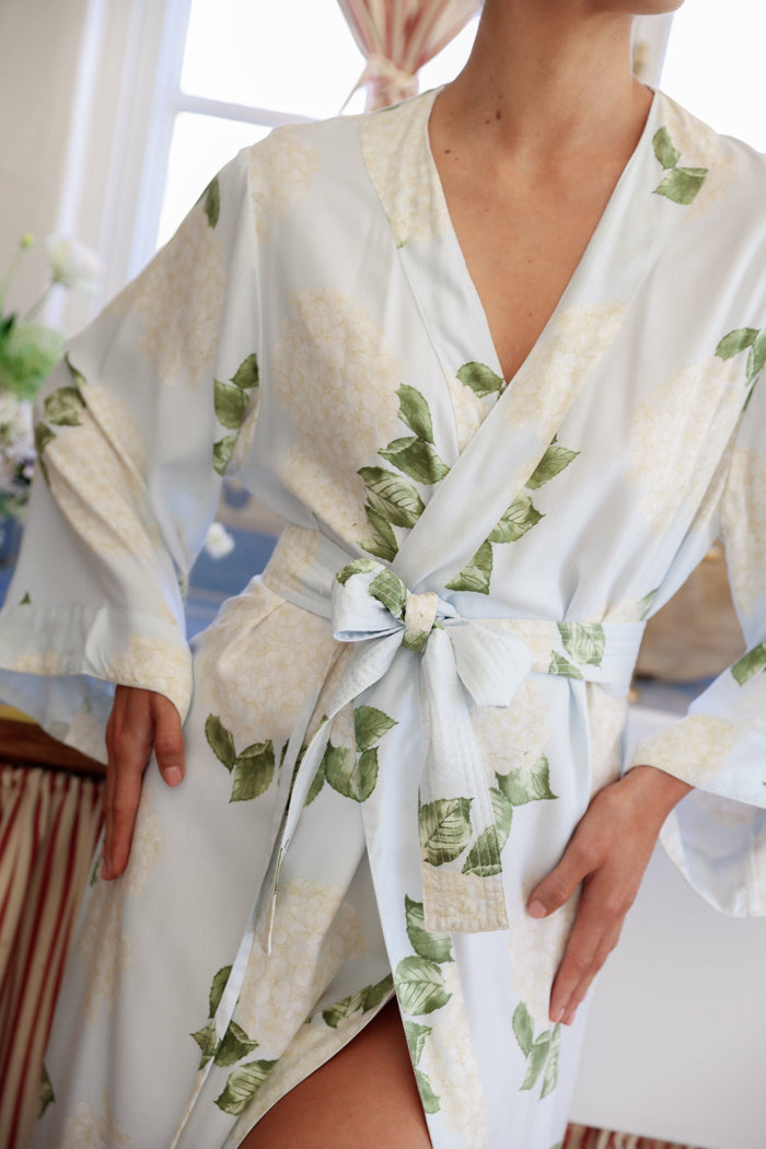 Piyama Alice Kimono Robe - ECOVERO™ - Heirloom Hydrangea — view 8