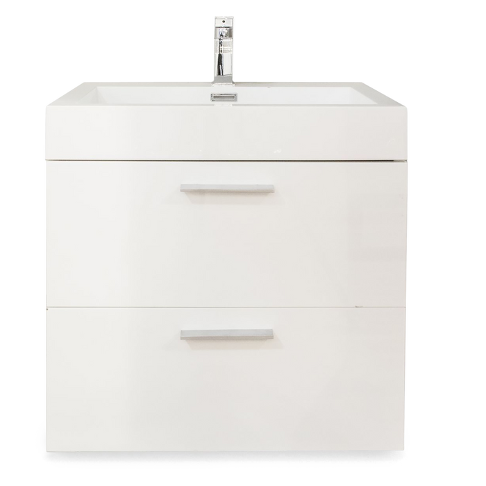 VANITY: The versatile design of the AM/PM vanity brings a modern sensibility to the bath.