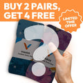 Viasox Ankle Compression Mystery Buy 2 Get 4 Free front view