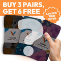 Viasox Ankle Compression Mystery Buy 3 Get 6 Free front view