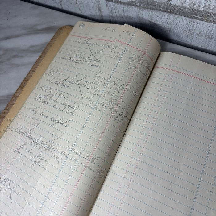 Antique Early 1900s Sales Daybook Ledger
