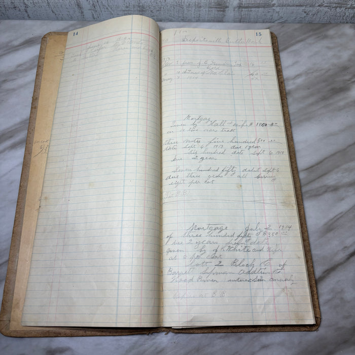Antique Early 1900s Sales Daybook Ledger