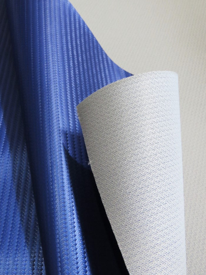 Aqua Carbon Fiber Marine Vinyl Fabric