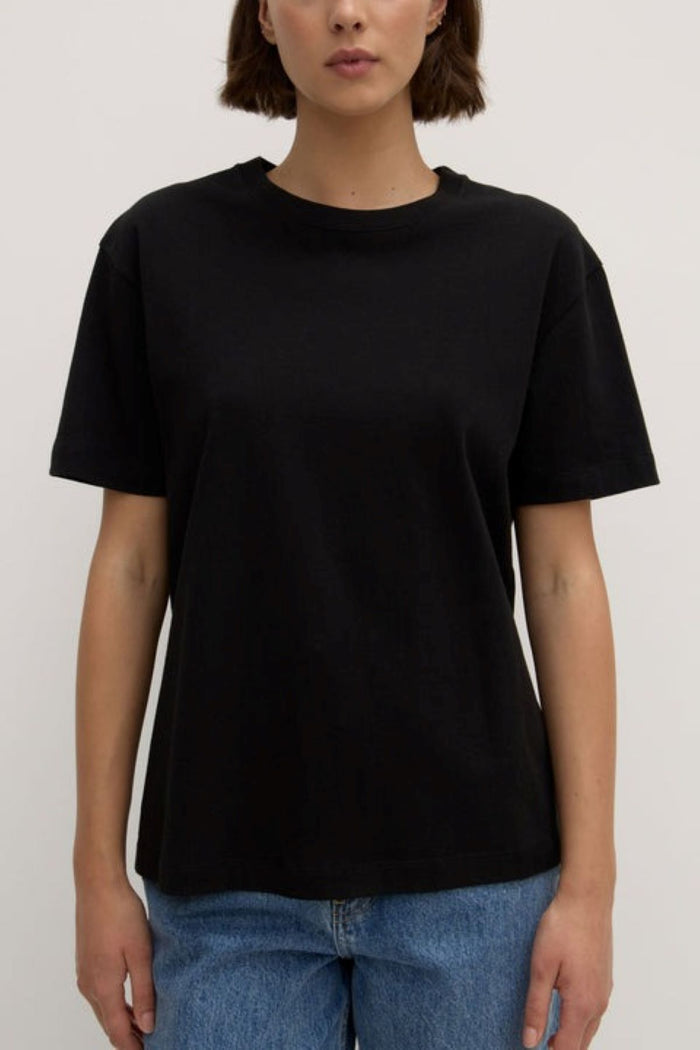 Assembly Label Organic Base Tee - Black Apparel > Women > Clothing > Tops > T-Shirts > Assembly Label Hyde Boutique
