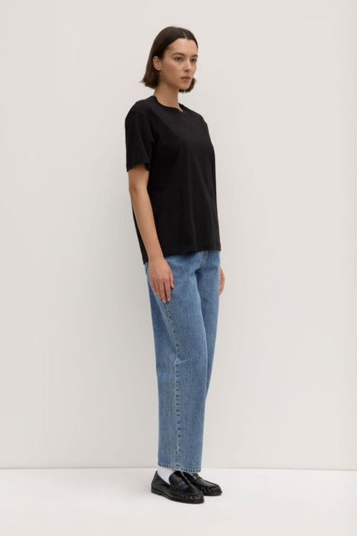 Assembly Label Organic Base Tee - Black Apparel > Women > Clothing > Tops > T-Shirts > Assembly Label Hyde Boutique