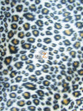 Baby Cheetah Yellow Velboa Cheetah Animal Short Pile Fabric / Sold By The Yard||color:Yellow Cheetah