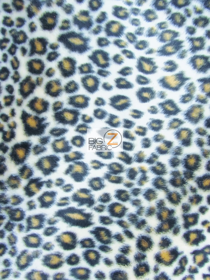 Baby Cheetah Yellow Velboa Cheetah Animal Short Pile Fabric / Sold By The Yard||color:Yellow Cheetah