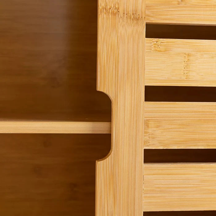 Bamboo Wall Mounted Bathroom Cabinet - Canva Home
