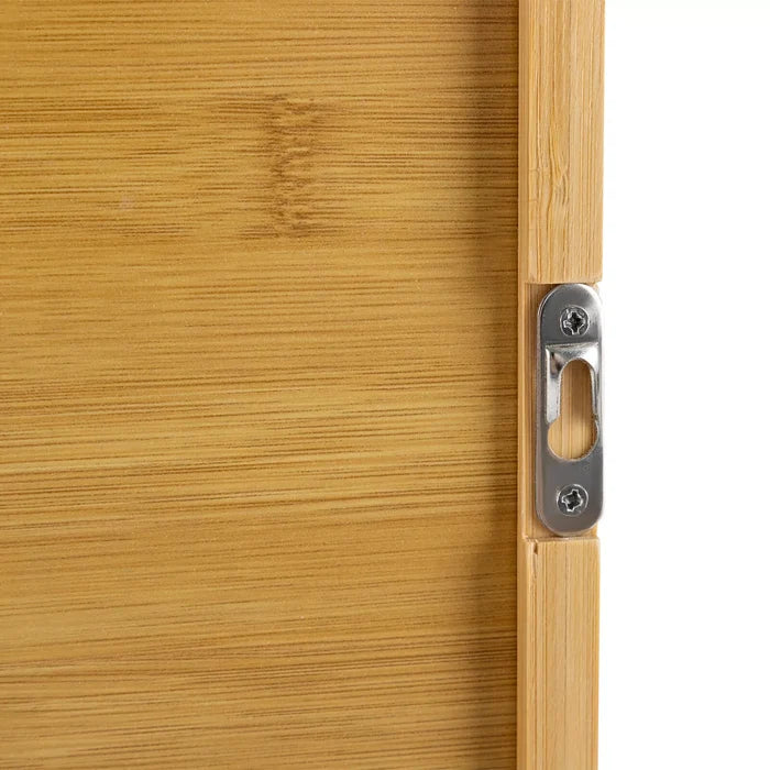 Bamboo Wall Mounted Bathroom Cabinet - Canva Home