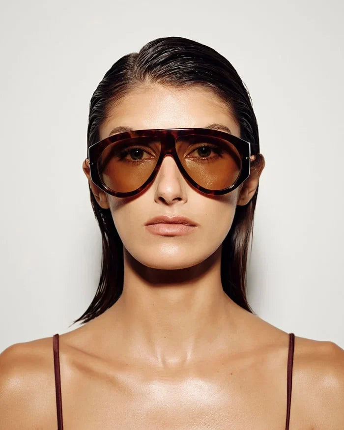 Banbé The Amelia - Dark Havana Tort-Dark Yellow Hyde Boutique