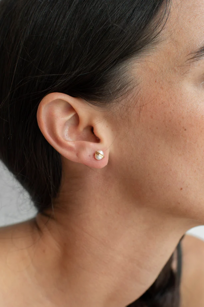 Baroque Pearl Studs