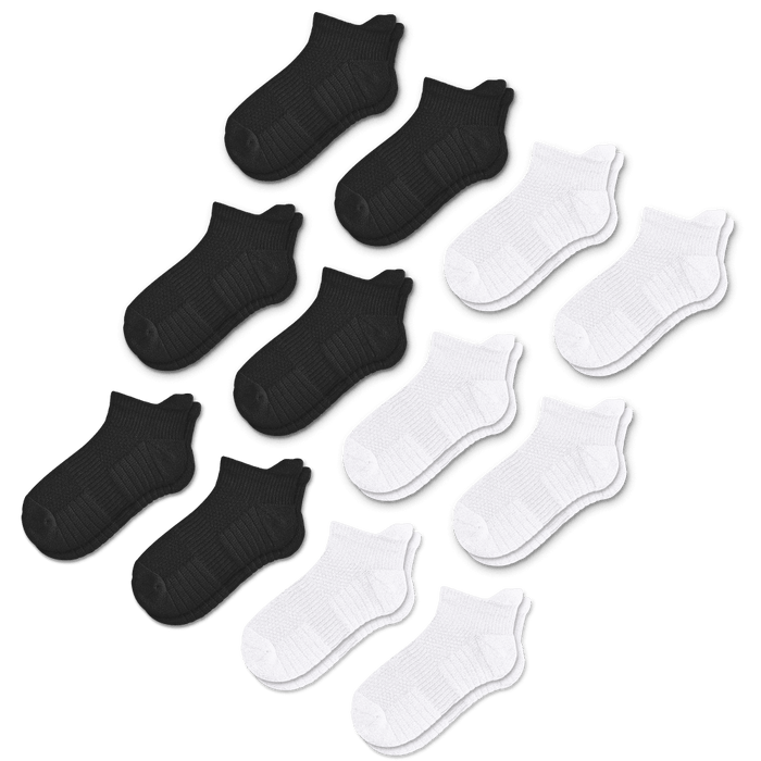 Viasox Basics Ankle Compression Socks Bundle 12-Pack front view