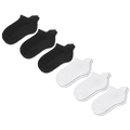 Black & White 6 pairs ankle socks