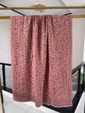 Beige reversible Kani shawl, 40x80 inches
