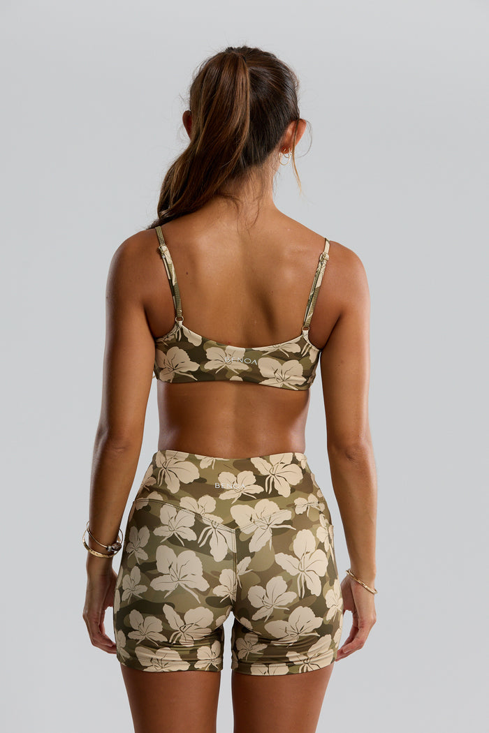 BENOA - THE Sports Bra (Camo Ginger, Brown Batik)