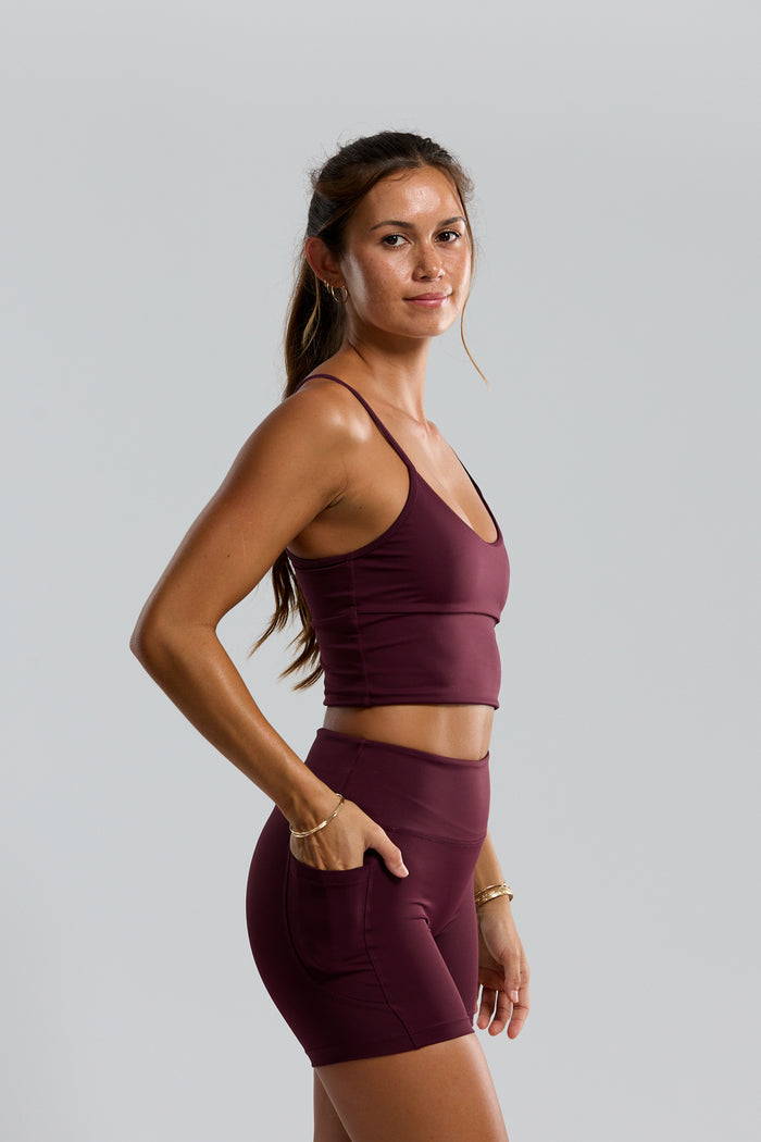BENOA Active Tank - (Plum, Black)