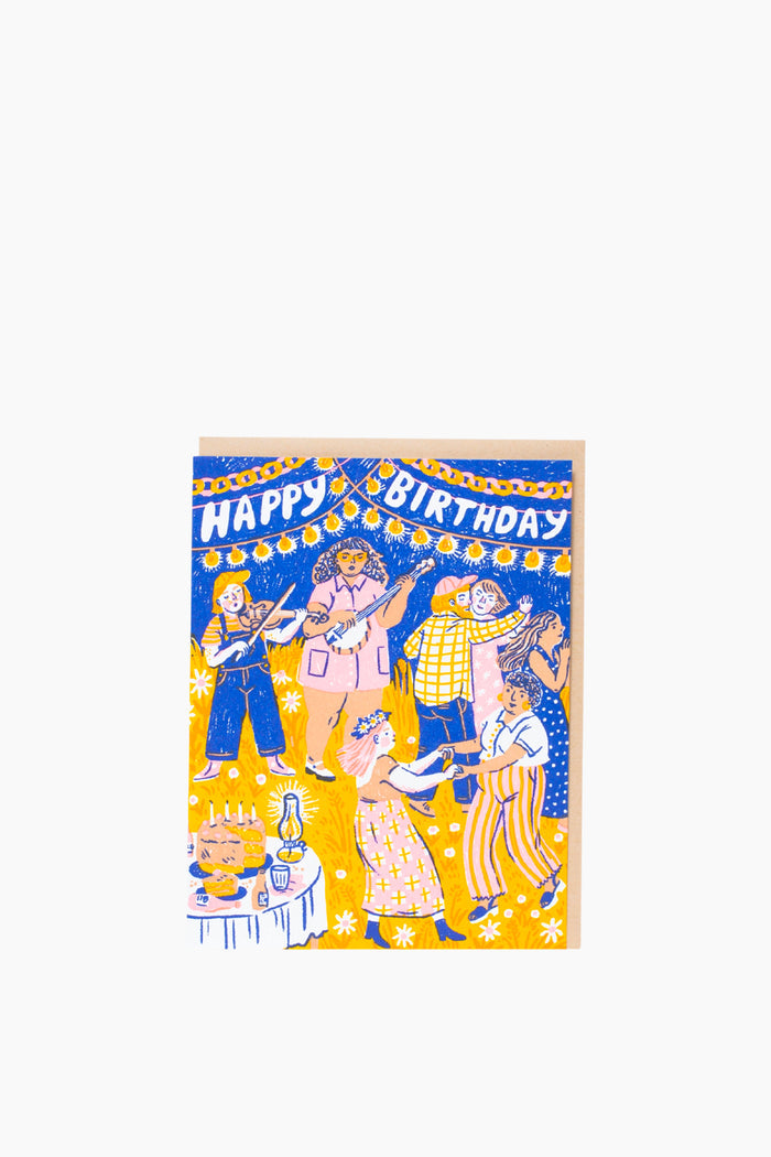 Birthday Dance Card